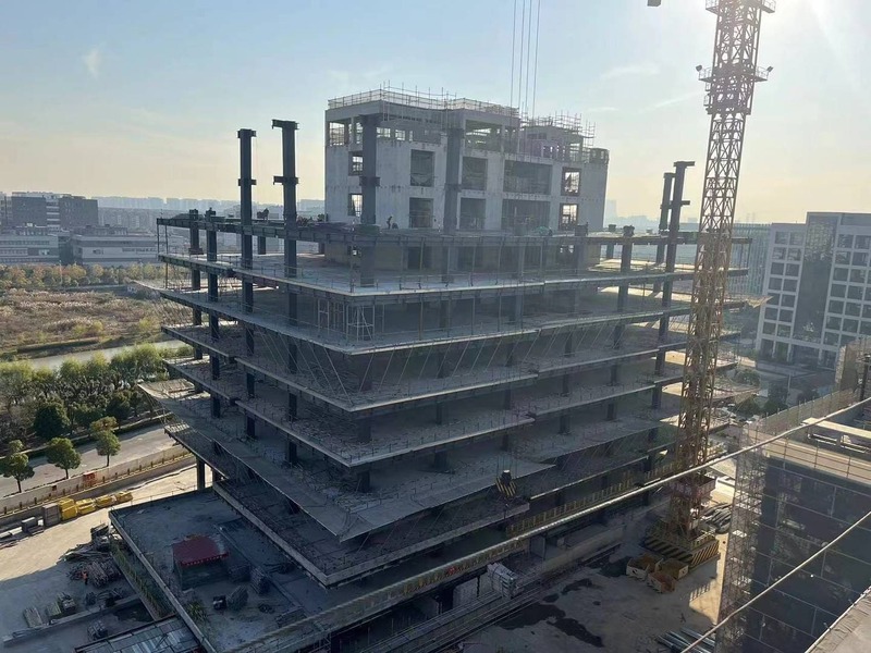 Edificio con estructura de acero