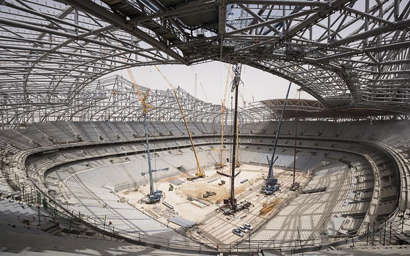 Estructuras de acero para estadios de fútbol