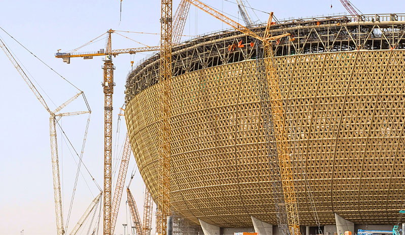 Estadio de fútbol que ahorra costes