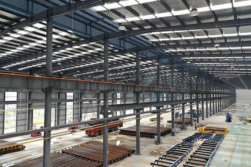 Sistema de estructura de acero de fábrica duradero