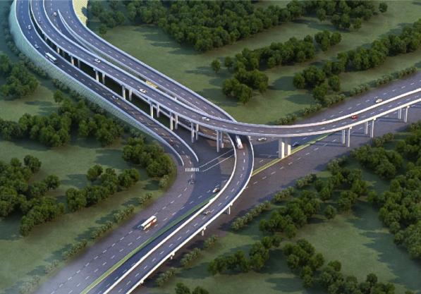 Puente de estructura de acero