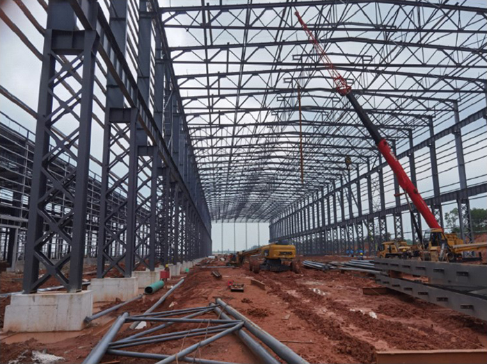 fábrica de estructuras de acero