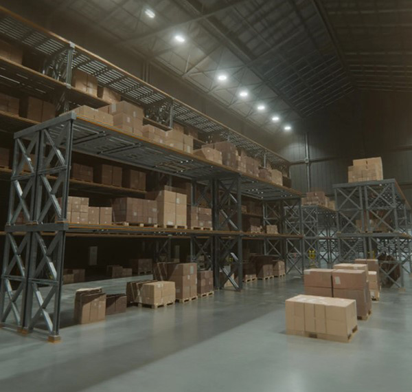 almacén de estructura de acero
