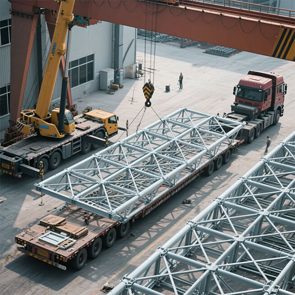 Entrega de estructura de acero